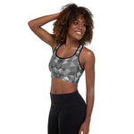 Women's AP7 Kaleidoscope-Gray Padded Sports Bra