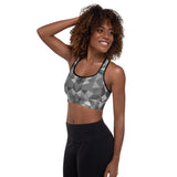 Women's AP7 Kaleidoscope-Gray Padded Sports Bra