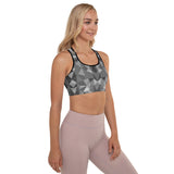 Women's AP7 Kaleidoscope-Gray Padded Sports Bra