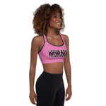 Women's AP7 "MWNE" Padded Sports Bra - Pink