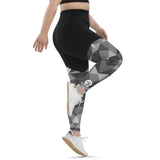 Women's AP7 Kaleidoscope-Gray Sports Leggings